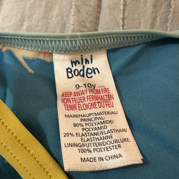 Boden Kids Swim One Piece | Size 9-10 - Picture 6 of 6
